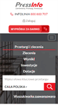 Mobile Screenshot of pressinfo.pl